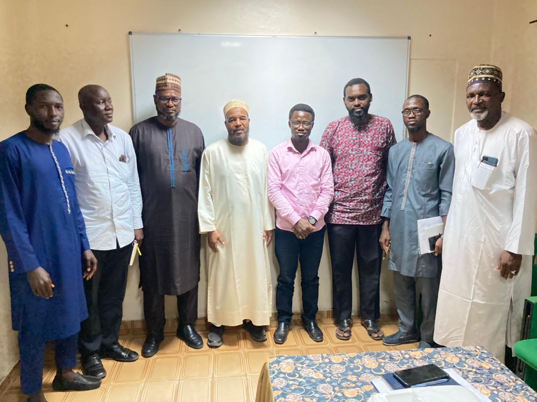 IOU officials receive NAQAA team at IOU headquarters, The Gambia ...